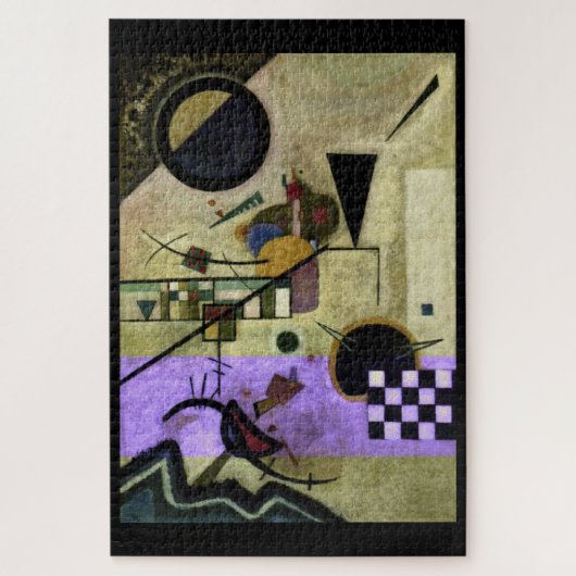 Wassily Kandinsky, Contrasting Sounds, 1924 Puzzle (Vertikal)