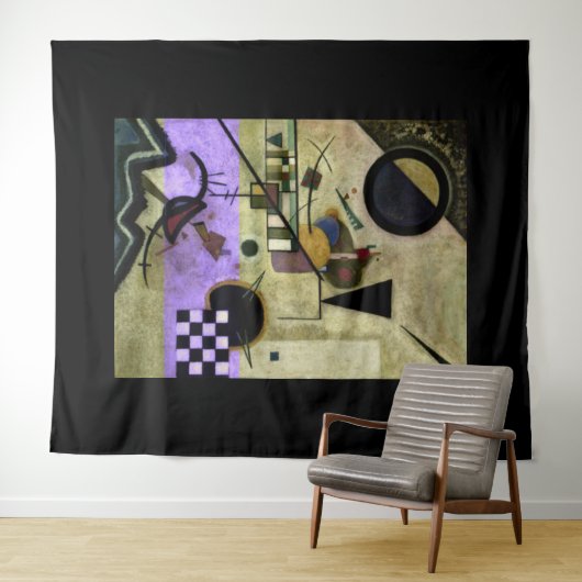 Wassily Kandinsky, Contrasting Sounds, 1924 Wandteppich (Beispiel (Horizontal))