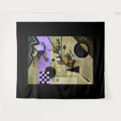 Wassily Kandinsky, Contrasting Sounds, 1924 Wandteppich (Vorderseite (Horizontal))