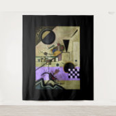 Wassily Kandinsky, Contrasting Sounds, 1924 Wandteppich (Vorderseite)