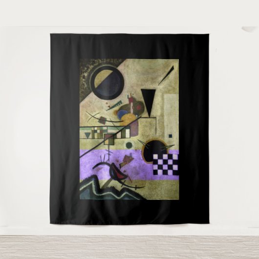 Wassily Kandinsky, Contrasting Sounds, 1924 Wandteppich (Vorderseite)