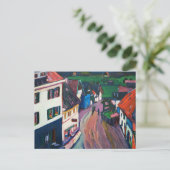 Wassily Kandinsky Das lebendige Stadtbild Classic Postkarte (Stehend Vorderseite)