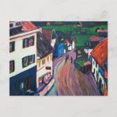 Wassily Kandinsky Das lebendige Stadtbild Classic Postkarte (Vorderseite)