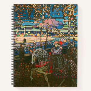 Wassily Kandinsky Das reitende Paar Russische Kuns Notizblock