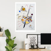 Wassily Kandinsky Delicate Tension Poster (Heimbüro)