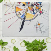 Wassily Kandinsky Delikate Spannung Geschirrtuch (Gefaltet)