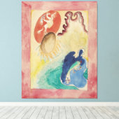 Wassily Kandinsky - Design for the cover of the al Leinwanddruck (Insitu (Holzboden))