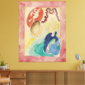 Wassily Kandinsky - Design for the cover of the al Leinwanddruck (Insitu (Wohnzimmer))