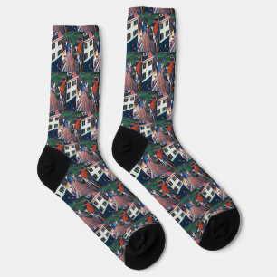 Wassily Kandinsky Die lebendige Stadtlandschaft Kl Socken