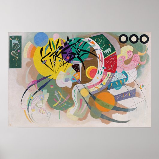 WASSILY KANDINSKY - Dominante Kurve Poster (Vorne)