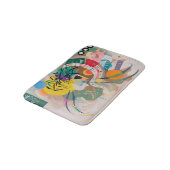 WASSILY KANDINSKY - Dominierende Kurve Badematte (Schrägansicht)