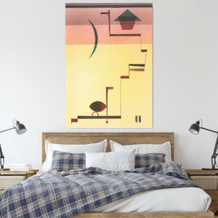 Wassily Kandinsky - Eckig Leinwanddruck