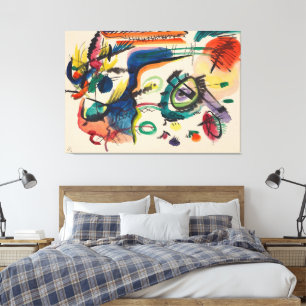 Wassily Kandinsky - Entwurf für ‚Komposition II‘ Leinwanddruck