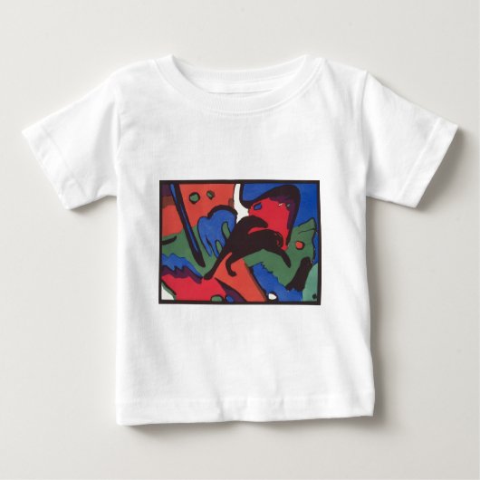 Wassily Kandinsky Franz Marc Blue Rider Painting Baby T-shirt (Vorderseite)