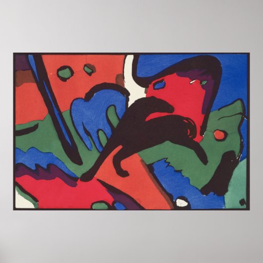 Wassily Kandinsky Franz Marc Blue Rider Painting Poster (Vorne)