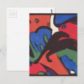 Wassily Kandinsky Franz Marc Blue Rider Painting Postkarte (Vorne/Hinten)