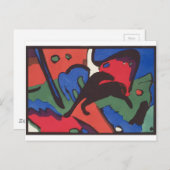 Wassily Kandinsky Franz Marc Blue Rider Painting Postkarte (Vorne/Hinten)