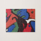 Wassily Kandinsky Franz Marc Blue Rider Painting Puzzle (Horizontal)