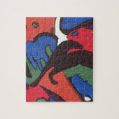 Wassily Kandinsky Franz Marc Blue Rider Painting Puzzle (Vertikal)