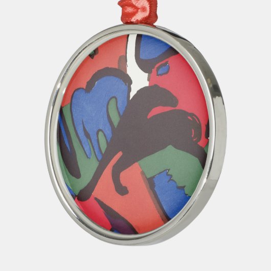 Wassily Kandinsky Franz Marc Blue Rider Painting Silbernes Ornament (Links)