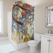 Wassily Kandinsky - Fünf Abstrakte Kunst Duschvorhang (Beispiel)