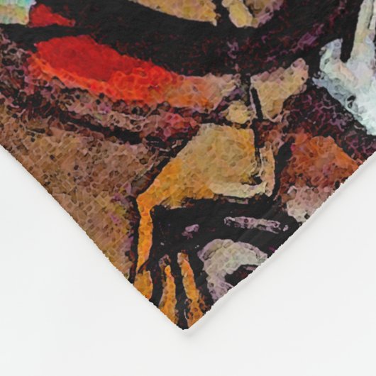 Wassily Kandinsky - Fünf Abstrakte Kunst Fleecedecke (Ecke)