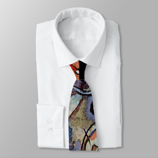 Wassily Kandinsky - Fünf Abstrakte Kunst Krawatte (Gebunden)