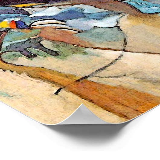 Wassily Kandinsky - Fünf Abstrakte Kunst Poster (Ecke)