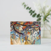 Wassily Kandinsky - Fünf Abstrakte Kunst Postkarte (Stehend Vorderseite)