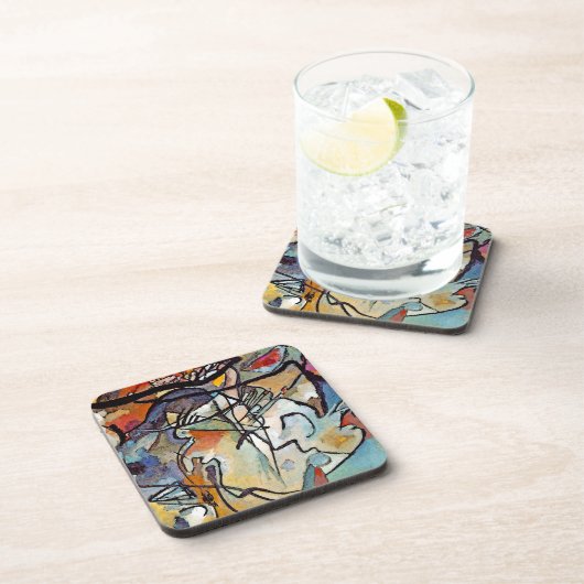 Wassily Kandinsky - Fünf Abstrakte Kunst Untersetzer (Rechte Seite)