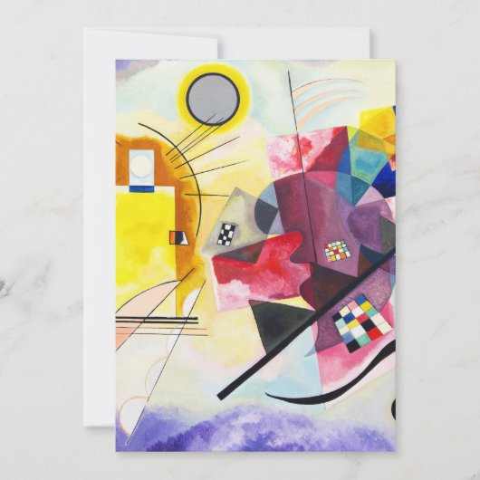 Wassily Kandinsky - Gelbes Rotes Blau Karte (Vorderseite)