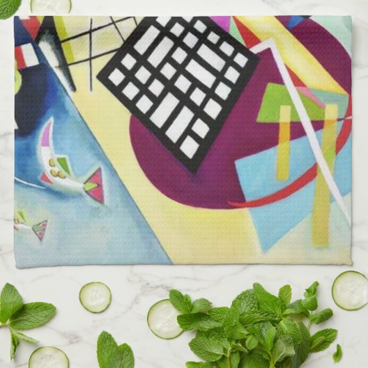 Wassily Kandinsky Geschirrtuch (Gefaltet)