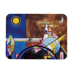Wassily Kandinsky - Großes Tor von Kiew Abstract Magnet