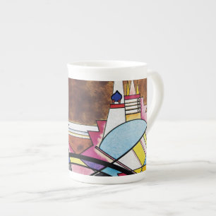 Wassily Kandinsky - Großes Tor von Kiew Abstract Porzellantasse