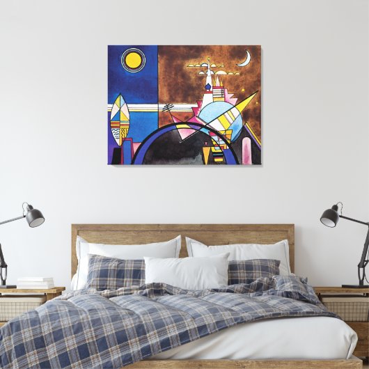 Wassily Kandinsky - Großes Tor zu Kiew Abstrakt Leinwanddruck (Insitu (Schlafzimmer))