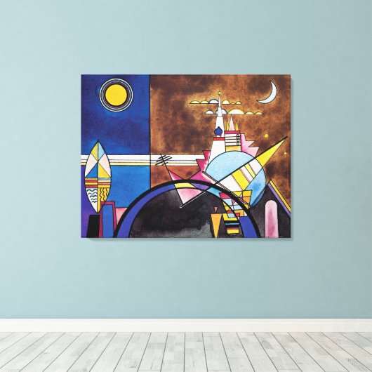 Wassily Kandinsky - Großes Tor zu Kiew Abstrakt Leinwanddruck (Insitu (Holzboden))
