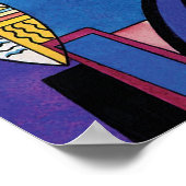 Wassily Kandinsky - Großes Tor zu Kiew Abstrakt Poster (Ecke)