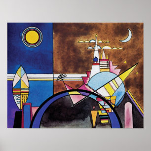 Wassily Kandinsky - Großes Tor zu Kiew Abstrakt Poster