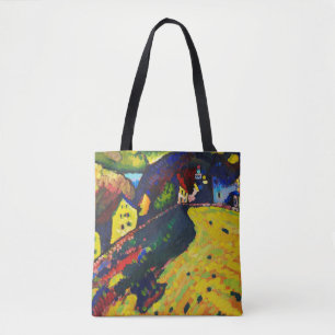Wassily Kandinsky. Häuser in Murnau. Expressionis Tasche