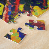 Wassily Kandinsky. Häuser in Murnau. Expressionism Puzzle (Seite)