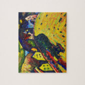 Wassily Kandinsky. Häuser in Murnau. Expressionism Puzzle (Vertikal)