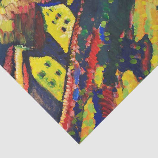 Wassily Kandinsky. Häuser in Murnau. Expressionism Seidenpapier (Ausschnitt)