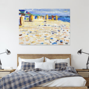 Wassily Kandinsky - Holland – Strandkörbe Leinwanddruck