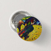 Wassily Kandinsky Houses at Murnau. Expressionismu Button (Vorne & Hinten)
