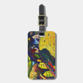 Wassily Kandinsky Houses at Murnau. Expressionismu Gepäckanhänger (Vorderseite vertikal)