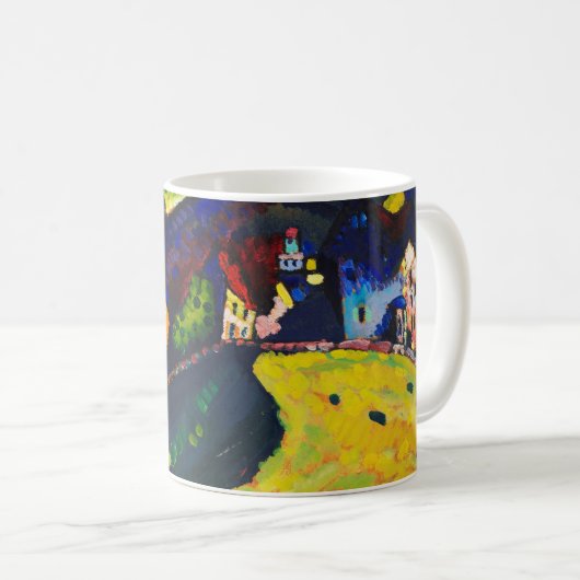Wassily Kandinsky Houses at Murnau. Expressionismu Kaffeetasse (VorderseiteRechts)