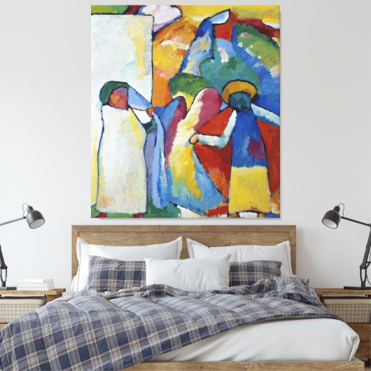 Wassily Kandinsky - Impression Leinwanddruck (Insitu (Schlafzimmer))