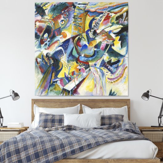 Wassily Kandinsky - Impression Leinwanddruck (Insitu (Schlafzimmer))