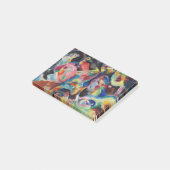 Wassily  Kandinsky Improvisation Flood (1914) Post-it Klebezettel (angewinkelt)