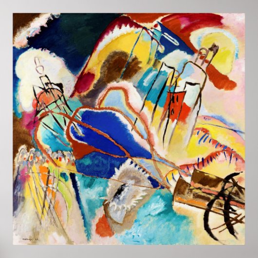 Wassily Kandinsky | Improvisation No. 30 - 1913 Poster (Vorne)